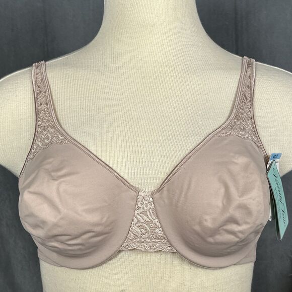 New Vintage NOS Vanity Fair Bra Body Elegance Size 40C Mocha Blush 75-126 - Picture 1 of 5